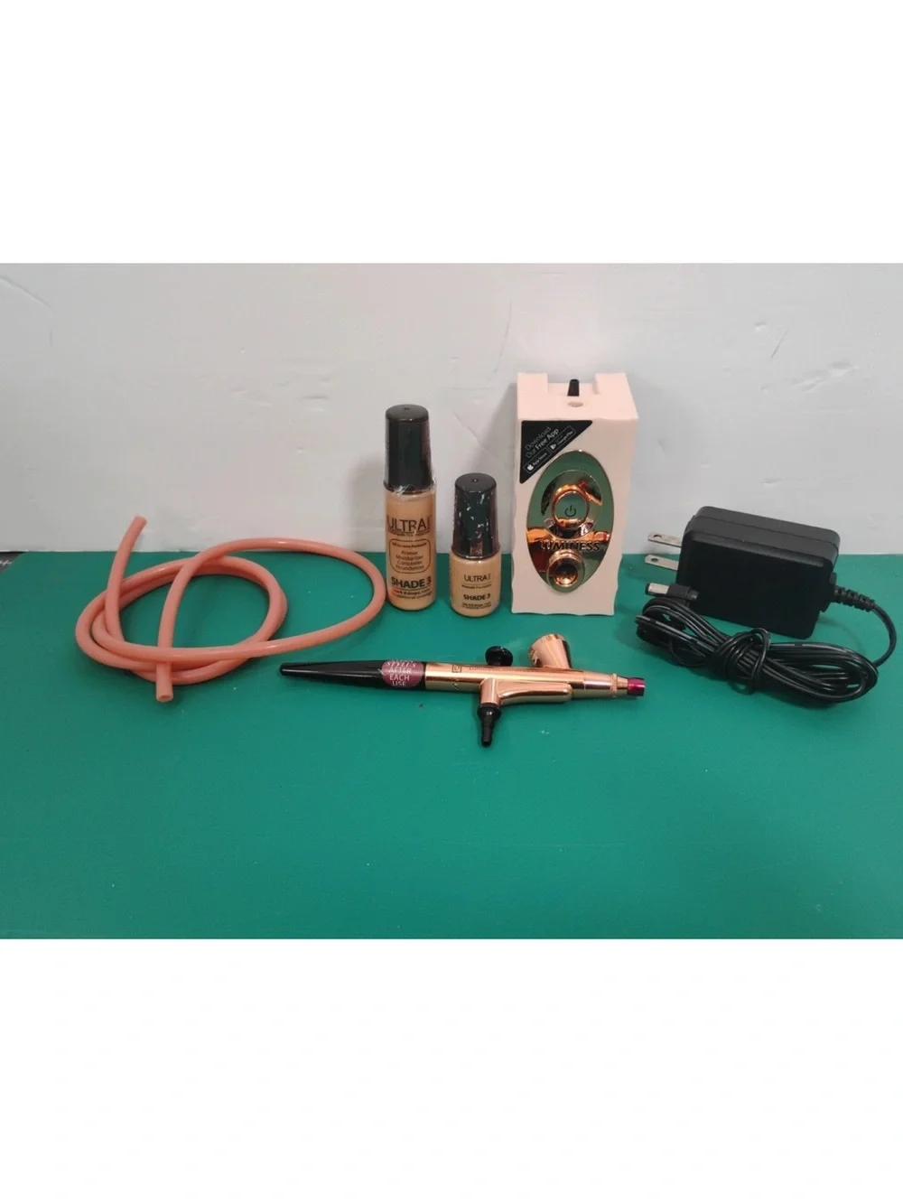 Luminess Air Airbrush Makeup System w/ Stylus Hose Adapter Foundation Shade 3